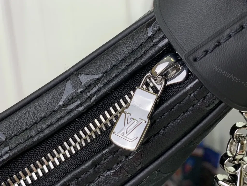 View 7 of Hologram Monogram Crescent Bag: Modern Luxury, Versatile Carry