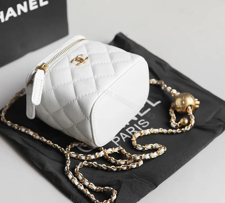 View 5 of White Quilted Mini Crossbody â€“ Compact Luxury Bag