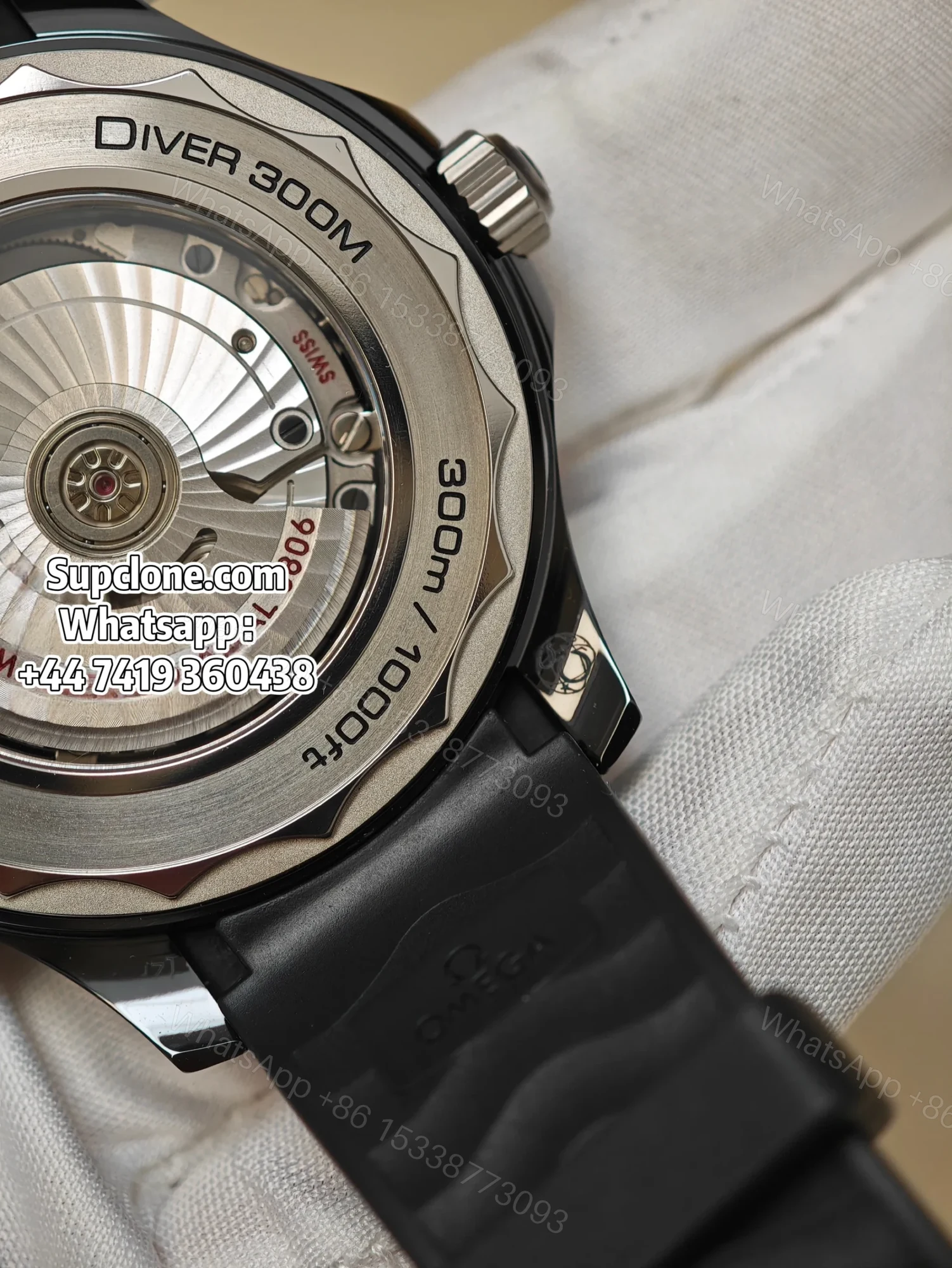 View 12 of Omega Super Clone Seamaster Diver 300M 43.5mm Titanium Ceramic