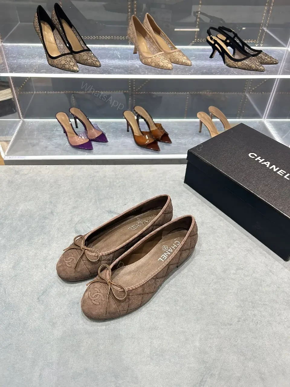 Textured Suede Ballet Flats – Subtle Luxury Everyday Comfort — view 1