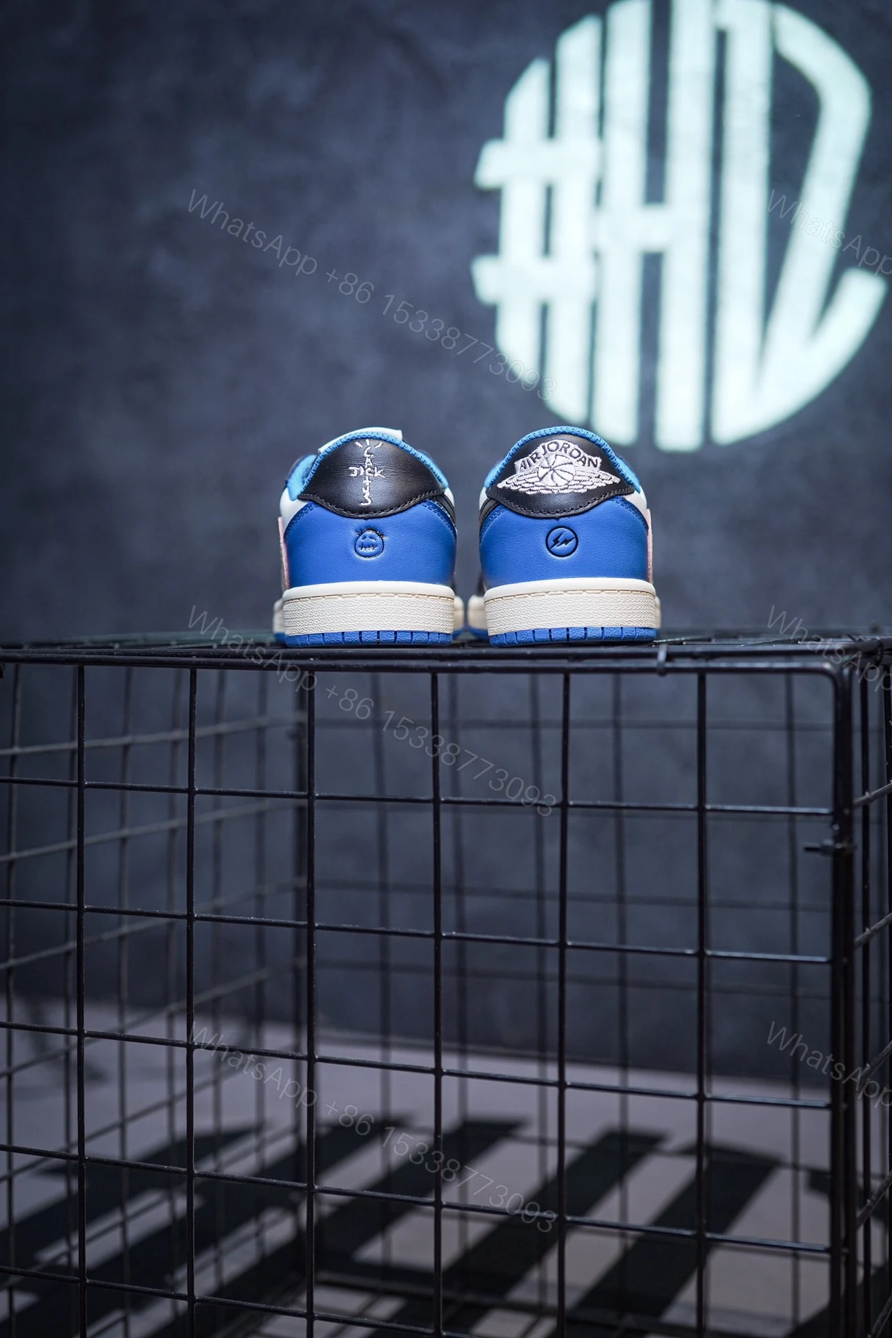 View 8 of Kid Shoes TS x Air Jordan 1 Low Fragment