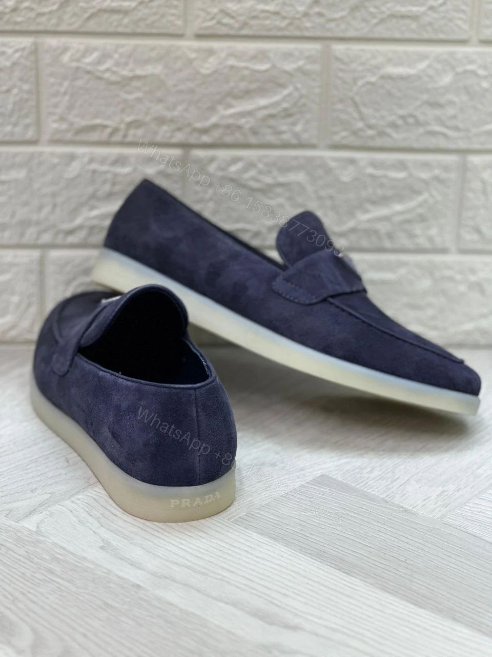 View 2 of Suede loafers Light rubber sole