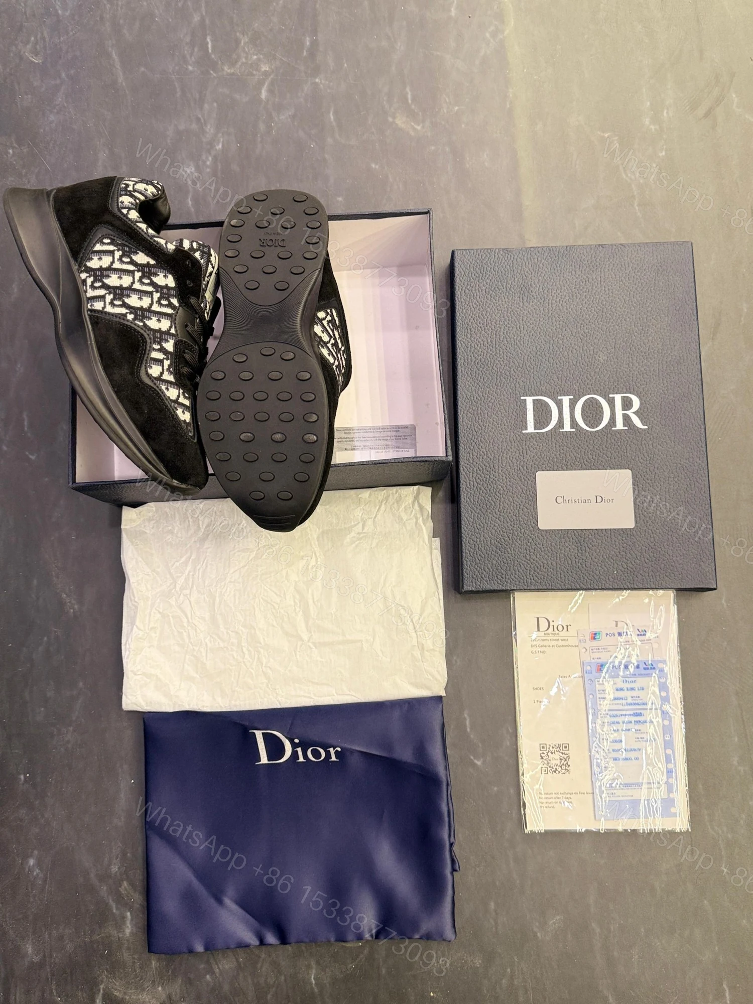 View 2 of FIRST COPY CHRISTIAN DIOR BLACK SHOES