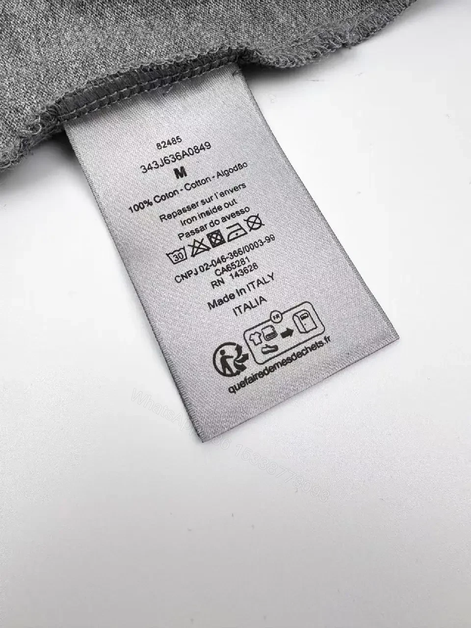 View 4 of Grey Gradient Polo Tee with Subtle Embroidery Polo Shirt, Luxe Everyday