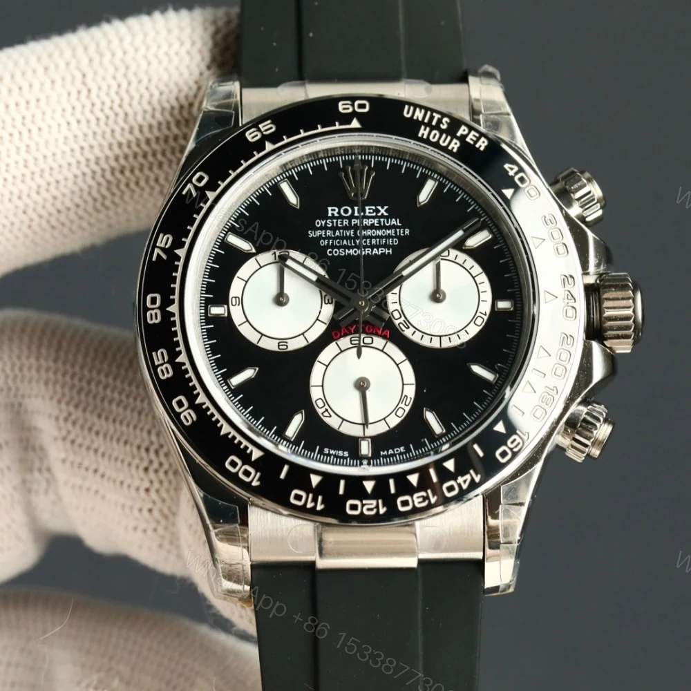 View 2 of Rolex Cosmograph Daytona Silver Black 40Mm