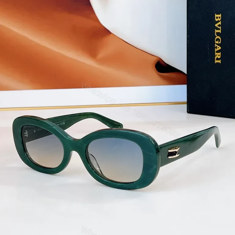 View 7 of Bold Luxe Oversized Sunglasses: Acetate, BVLGARI Detailing