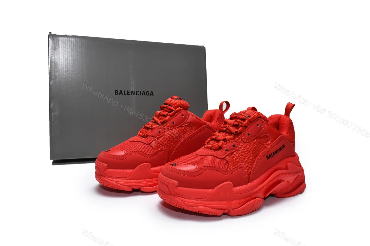 Balenciaga Triple S Dark Red 536737 W2FA1 9012 — view 2