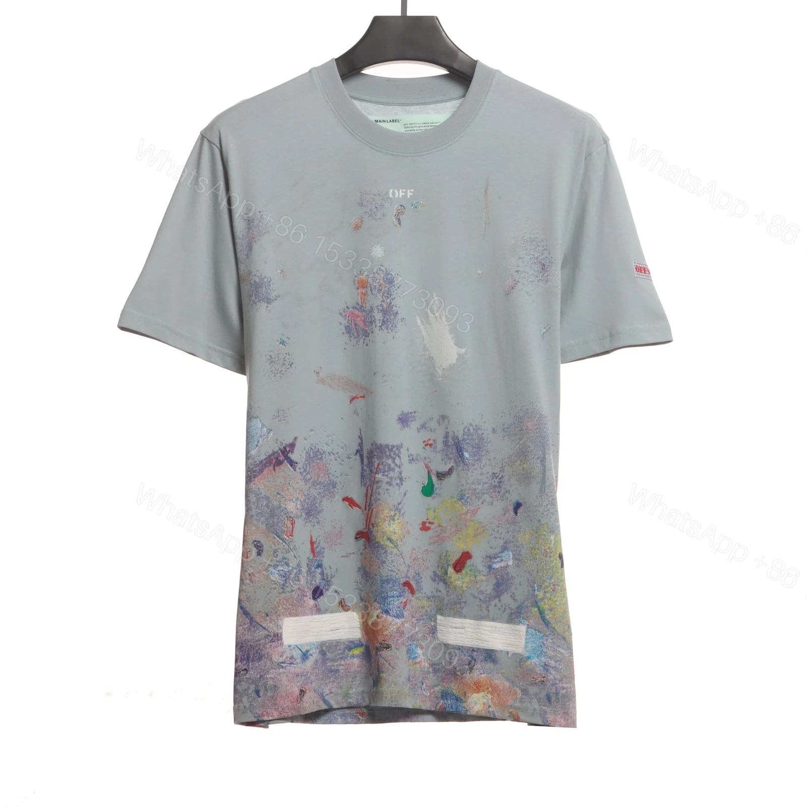 Off-White Fireworks T-Shirt Grey — view 1