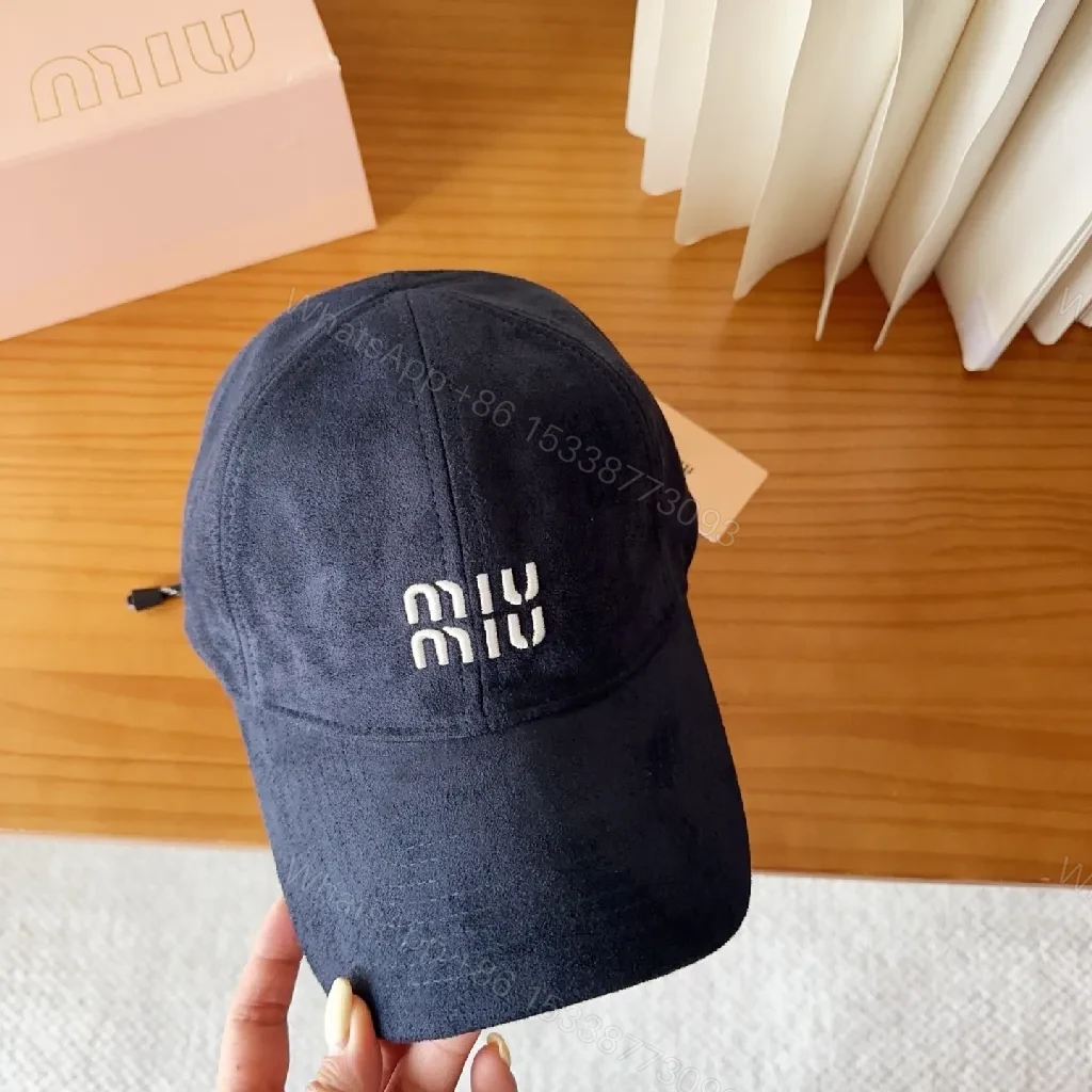View 5 of Soft-Structured Navy Cap with Minimal Embroidery Details