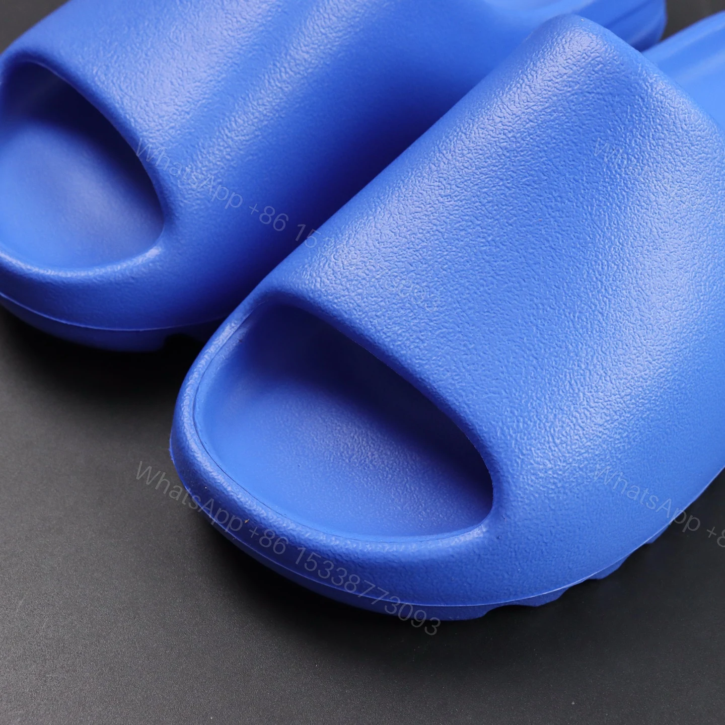View 5 of UA Yeezy Slide “Azure” Blue Reps