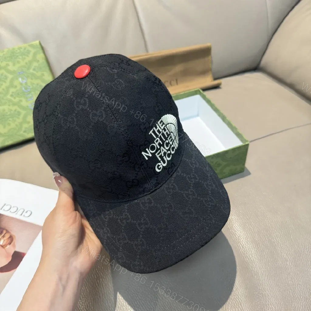 View 7 of Black Monogram Cap: The North Face G Embroidery Cap