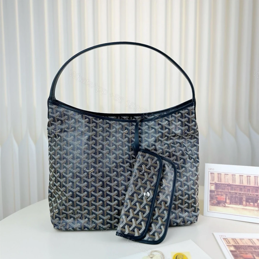 View 3 of 高仿Goyard*Hobo系列BOHEMER單肩子母手袋黑色免檢版