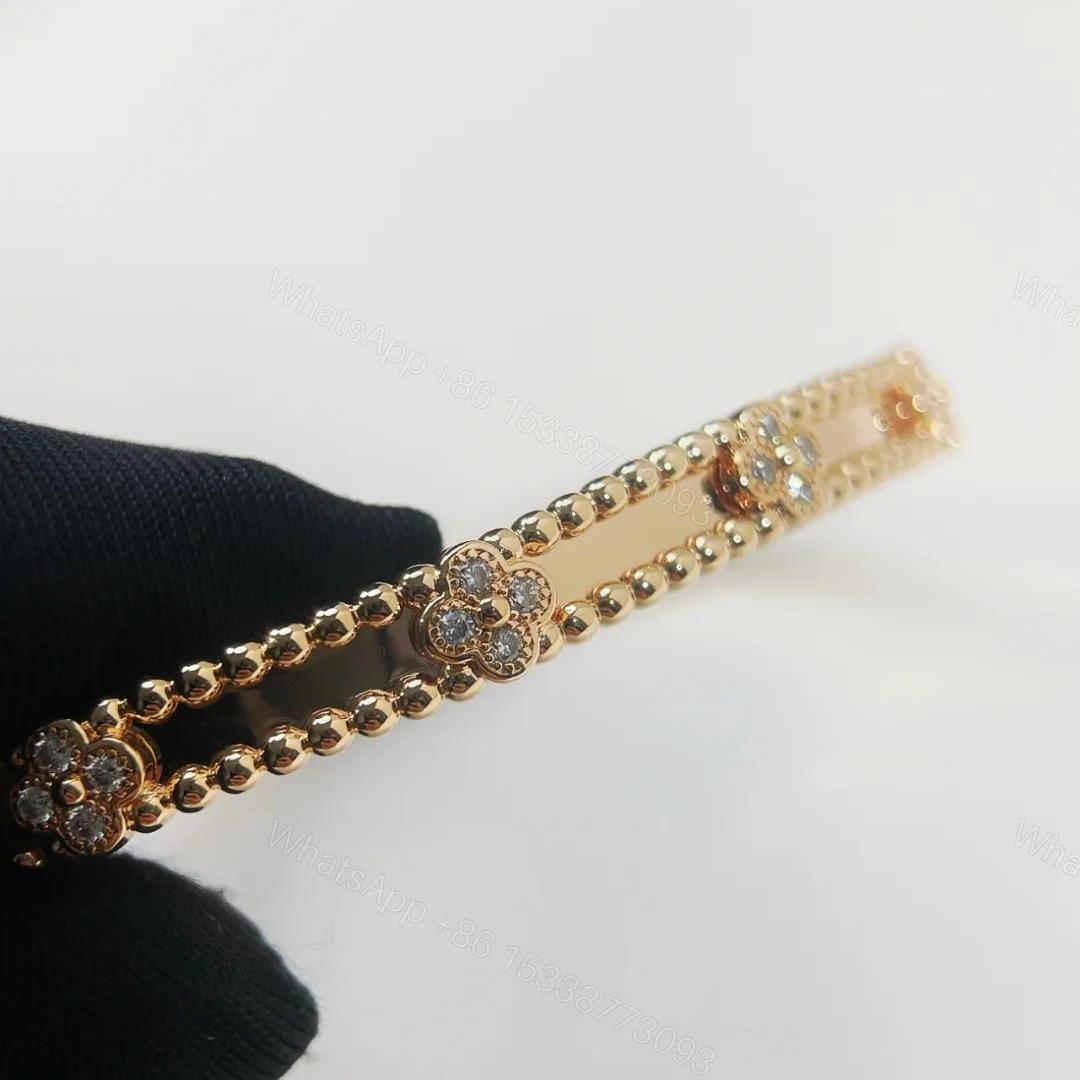 View 2 of VCA Perlée Sweet Clovers Bracelet