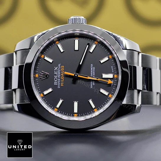 View 6 of Rolex Milgauss Black 116400 Replica