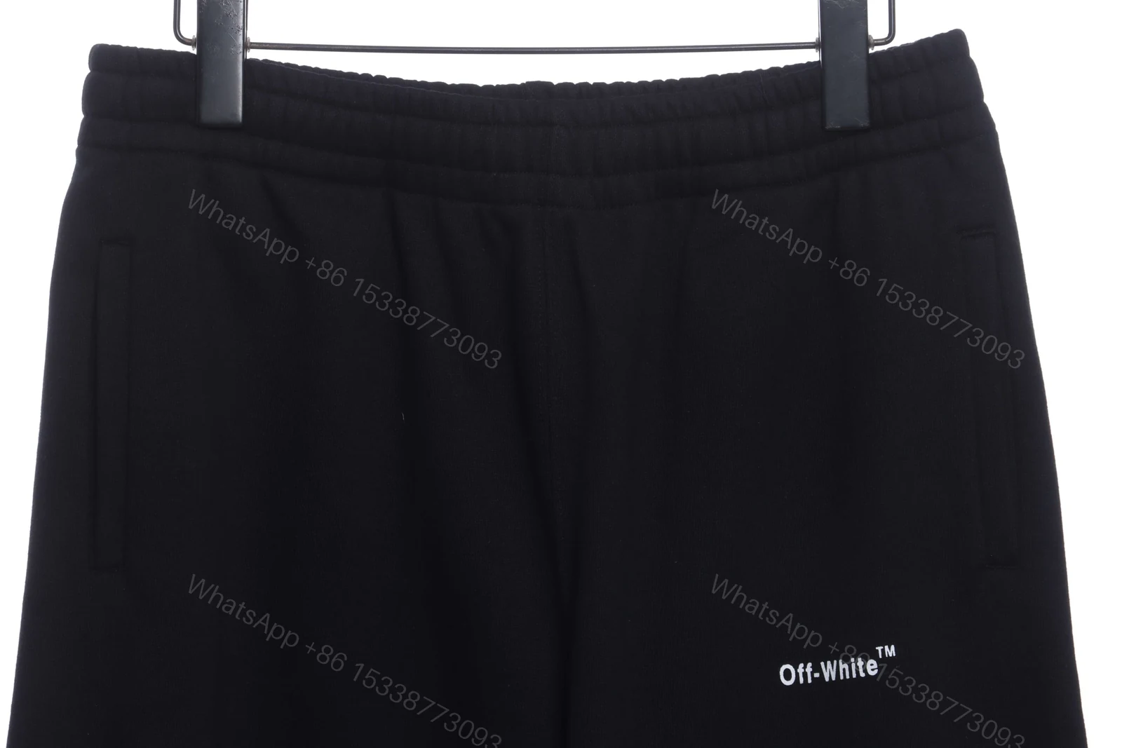 View 4 of Off-White ECG Printed Shorts