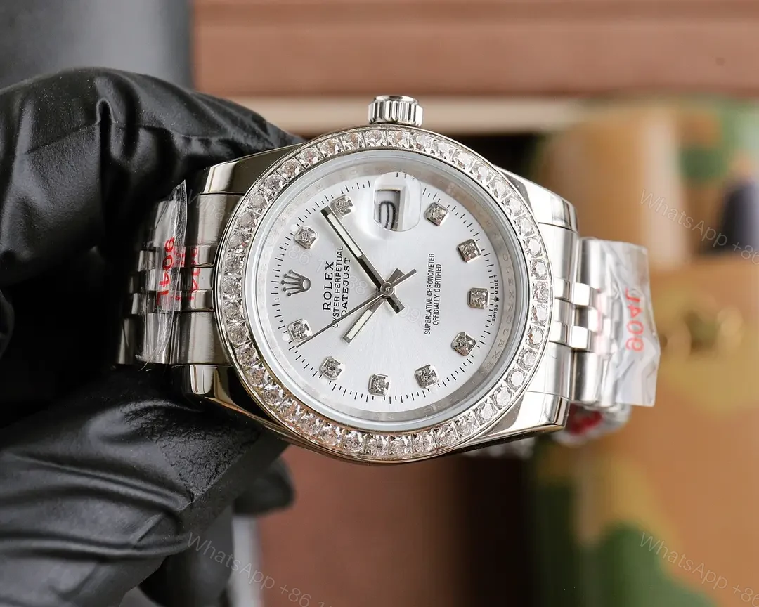 View 4 of Best Rolex Datejust 36 Diamond replica 36MM Jubilee Bracelet Edition RG-DATEJUST36-DIAMOND-JUBILEE-SILVER