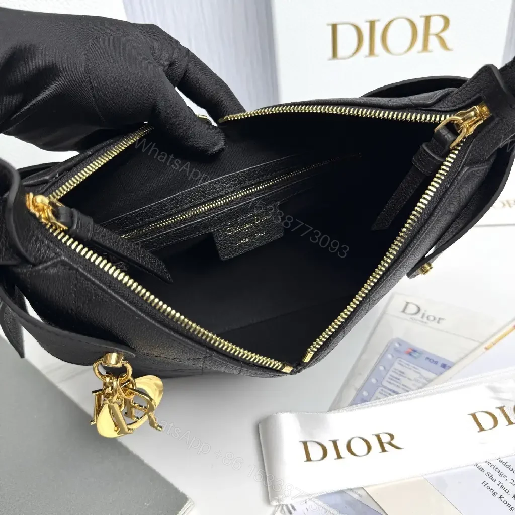 View 9 of Chic Structured Mini Bag Black Quilted Leather Gold Hardware