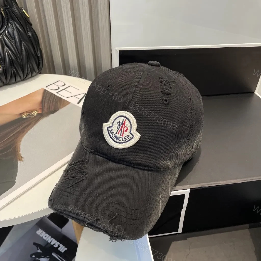 View 2 of Distressed Monogram Cap: Subtle Chic & Everyday Edge