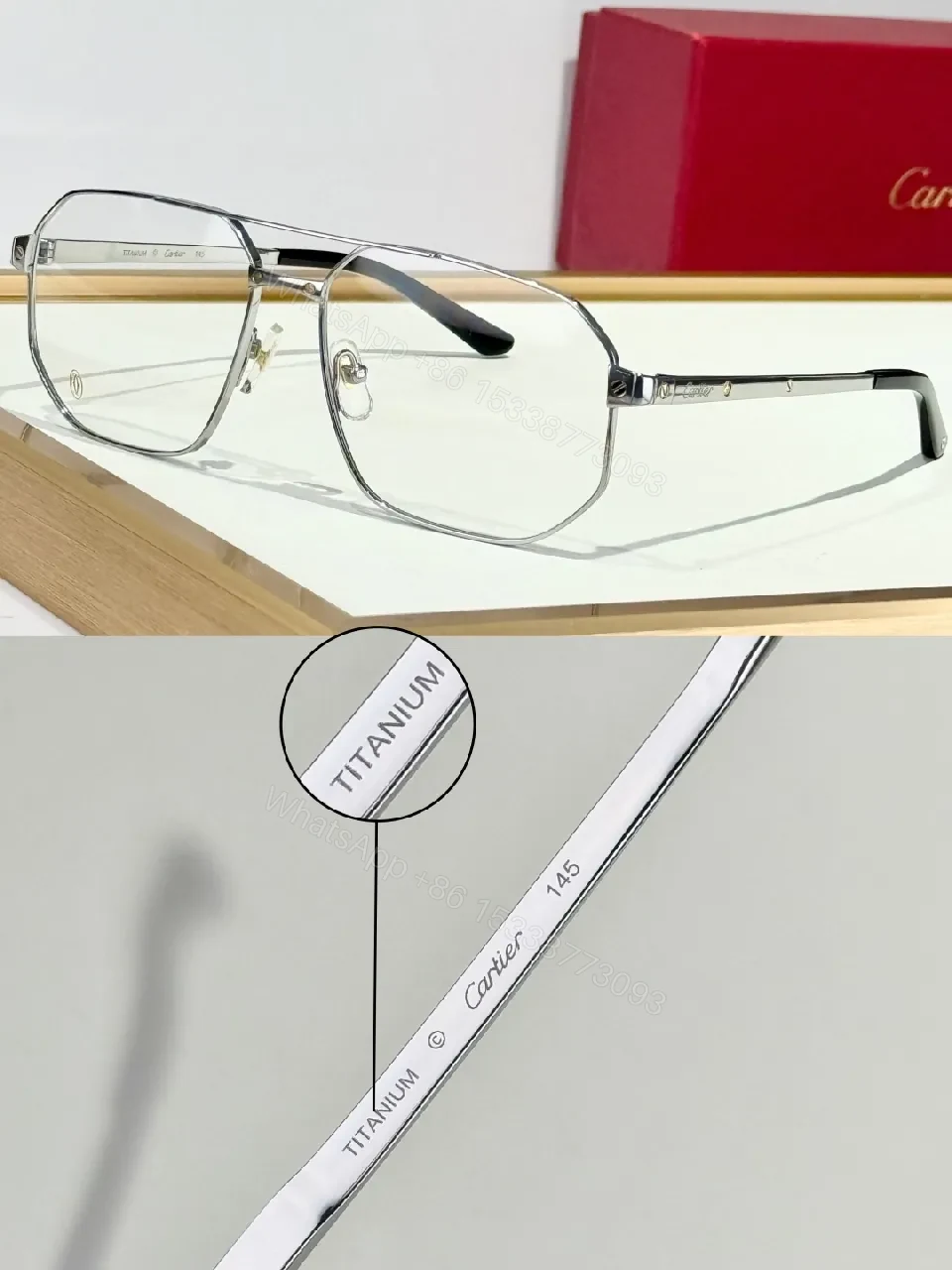 View 8 of Lightweight Titanium Eyewear: Minimalist Cartier-Inspired Frames
