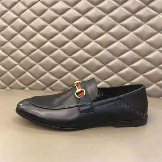 View 6 of GUCCI 10MM LEATHER FOLDABLED LOAFERS W/ WEB – LDG017