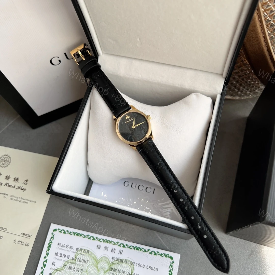 View 5 of Gucci G Timeless Watch Black Dial 27Mm