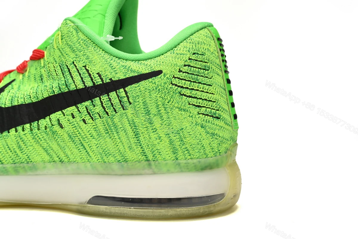 View 3 of Nike Kobe 10 Elite iD 'Grinch' 802817-901