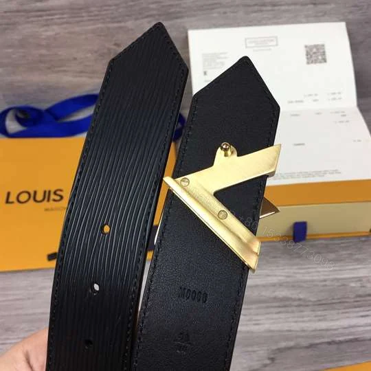View 7 of LOUIS VUITTON EPI LEATHER LV TWIST 40MM BELT M0068W BLACK – B138