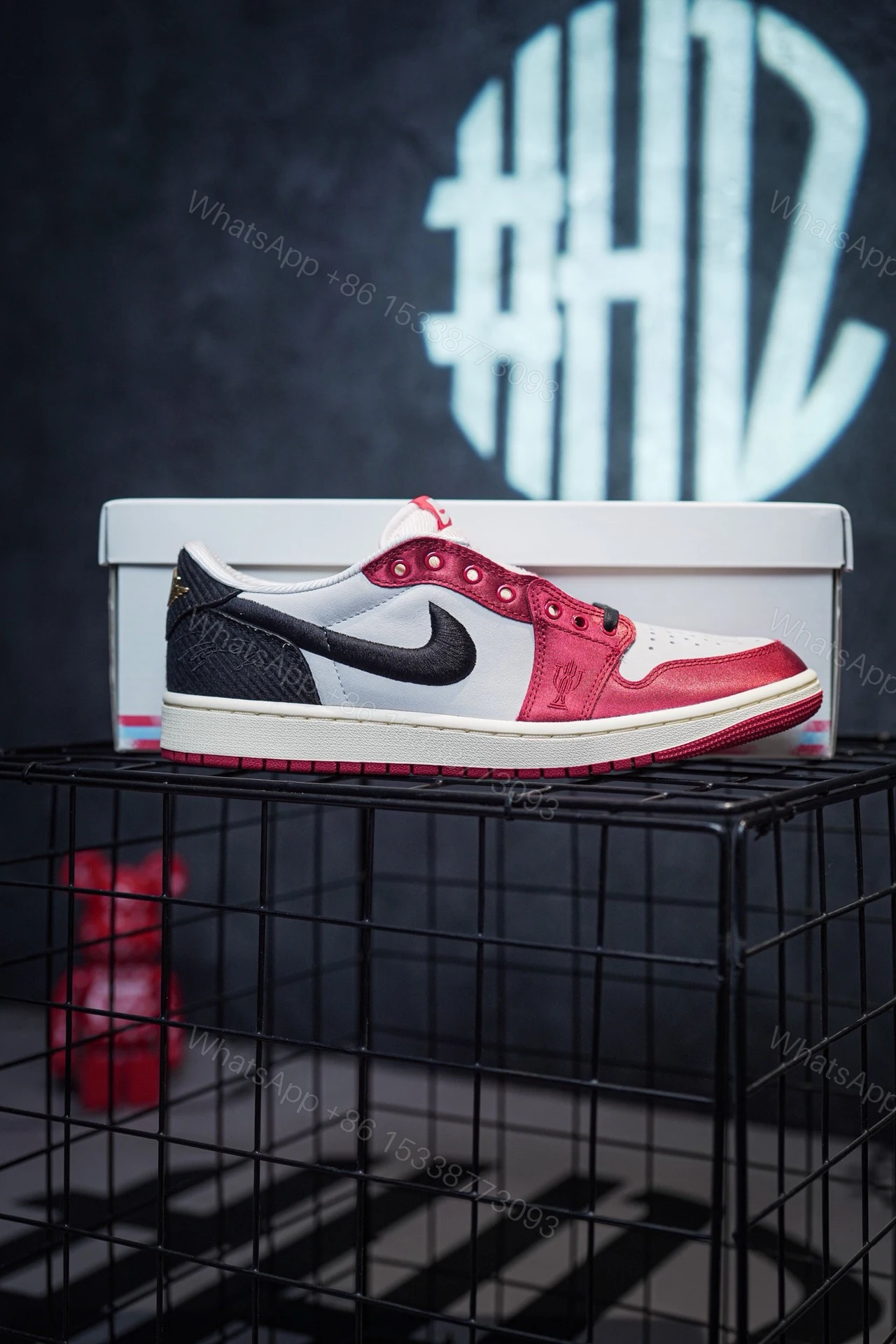 View 9 of Trophy Room x Air Jordan 1 Low OG 2024 Replica