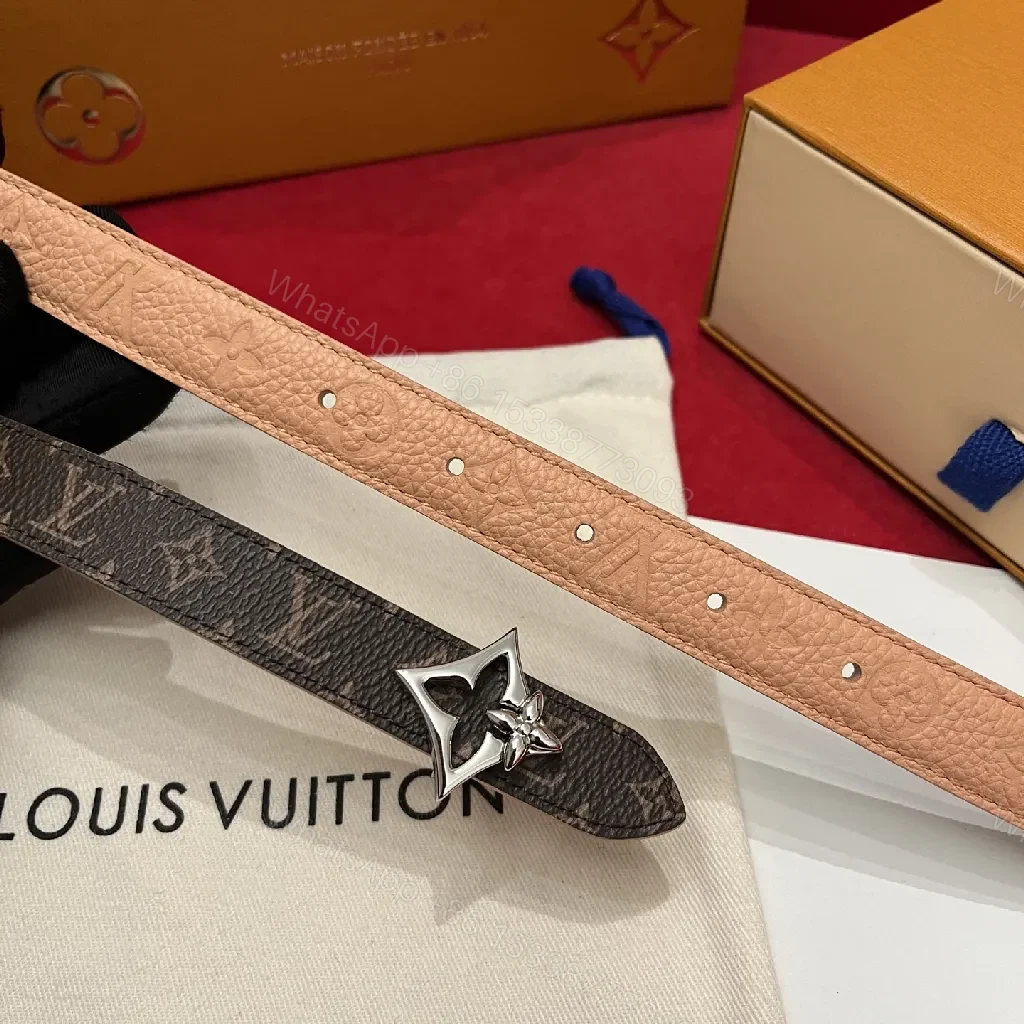 View 6 of Peony Pink Leather Belt: Subtle Texture, Bold Finish, Adjustable