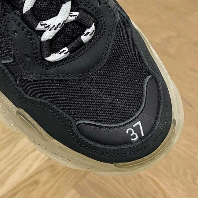 View 4 of BALENCIAGA MEN’S TRIPLE S SNEAKER CLEAR SOLE – BB200