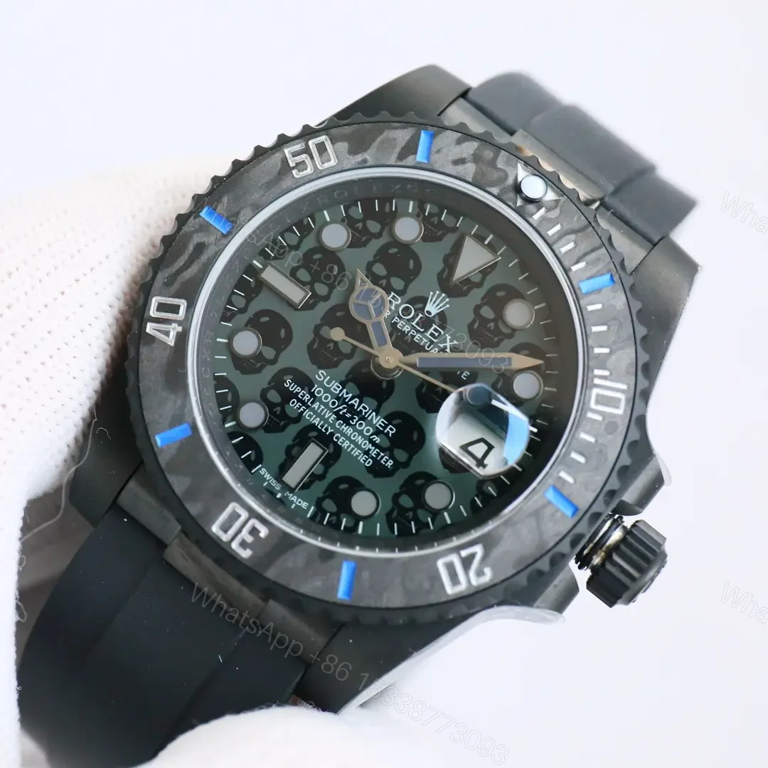 View 11 of Fearless black carbon submariner replica 40MM Blaken B33 Edition RG-BLAKEN-SUB-B33-BLACK-CARBON