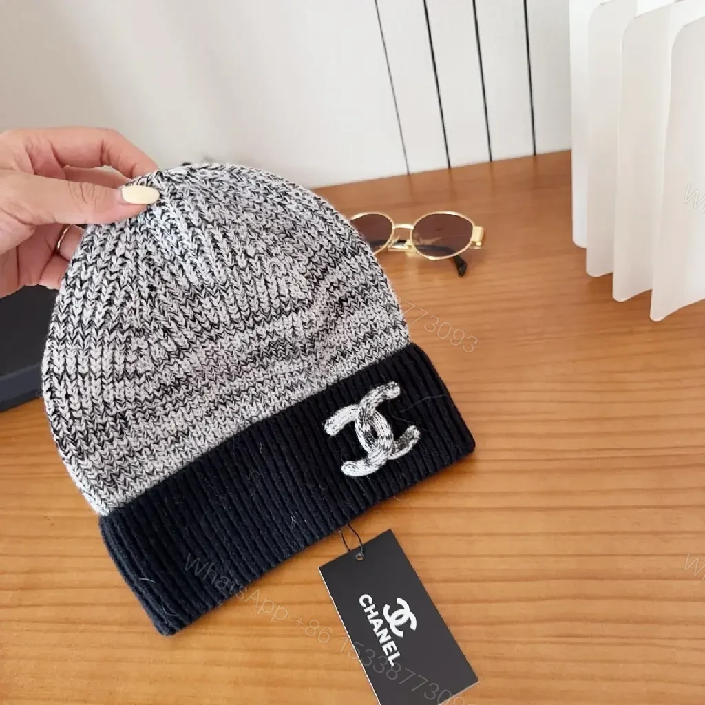 View 2 of Marled Knit Beanie: Luxe Texture, Subtle Logo, All-Season