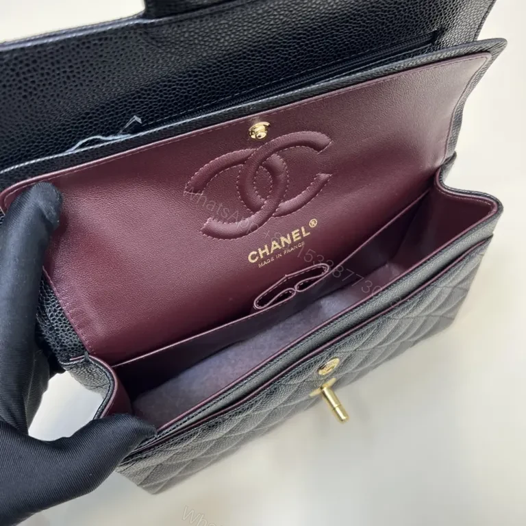 View 2 of Chanel-Inspired Quilted Leather Shoulder Bag: Luxe Everyday elegance