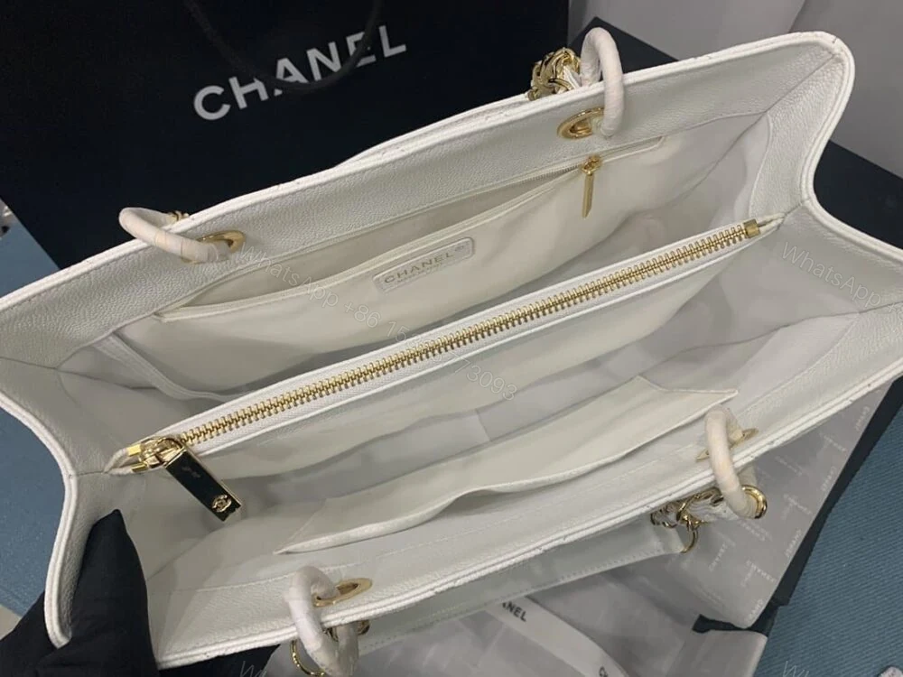 View 5 of Chanel Bolsa Grand Tote Bag White 33Cm