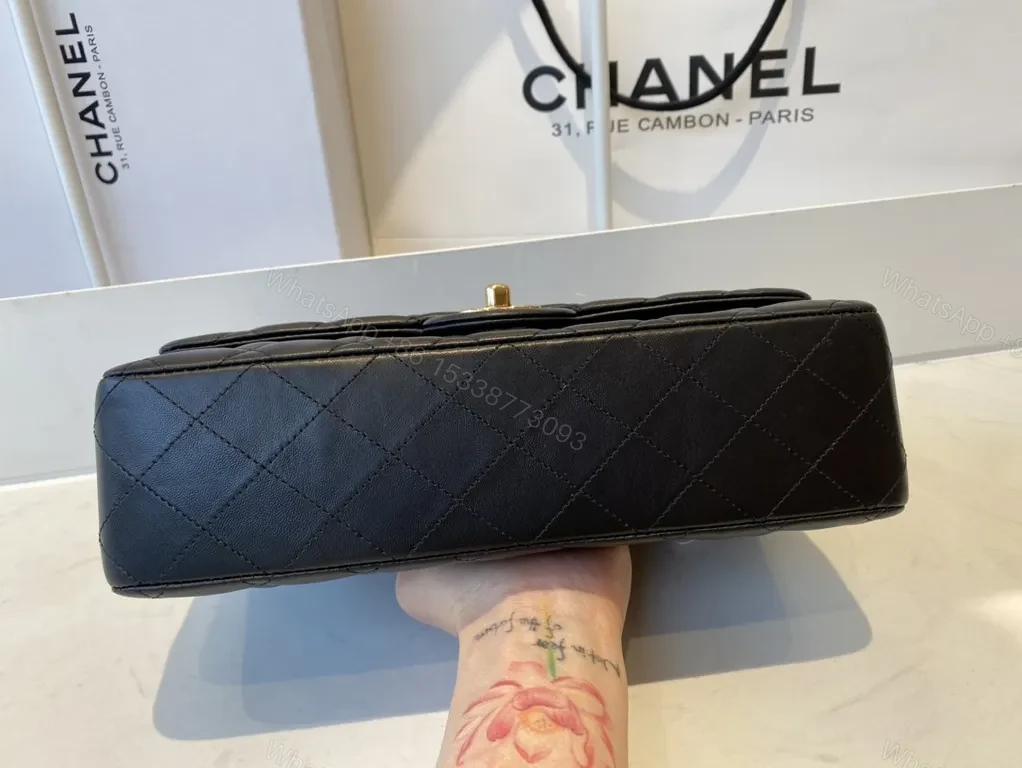 View 4 of Quilted Leather Crossbody: Luxe Chanel-Inspired Style