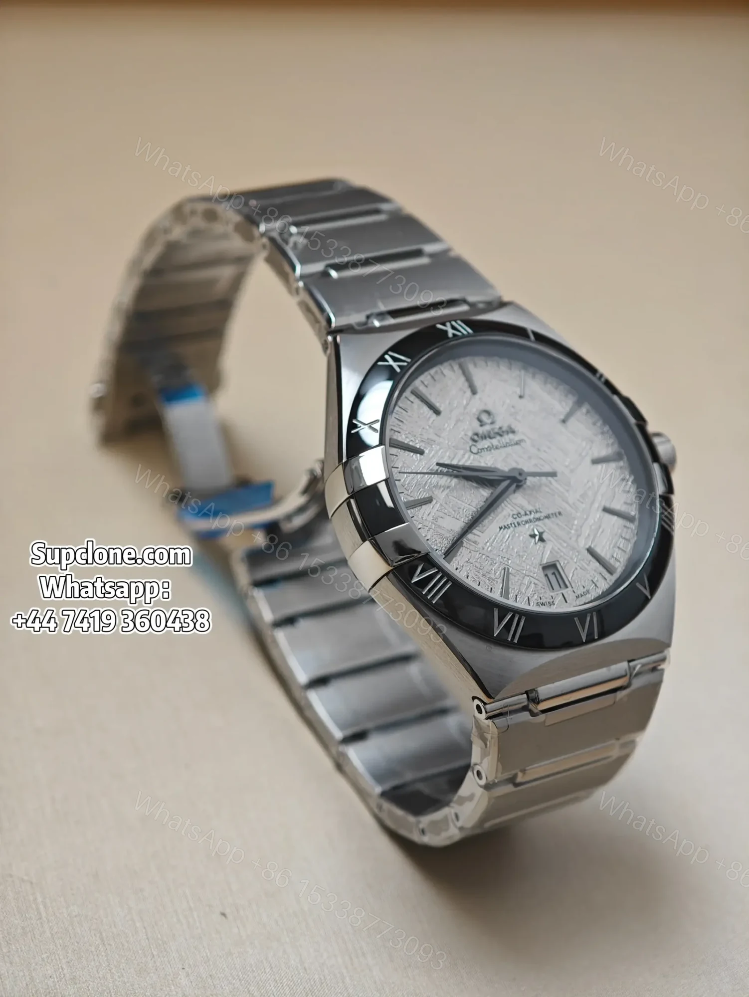 View 2 of Omega Constellation 131.30.41.21.99.001 41mm Super Clone Meteorite Dial
