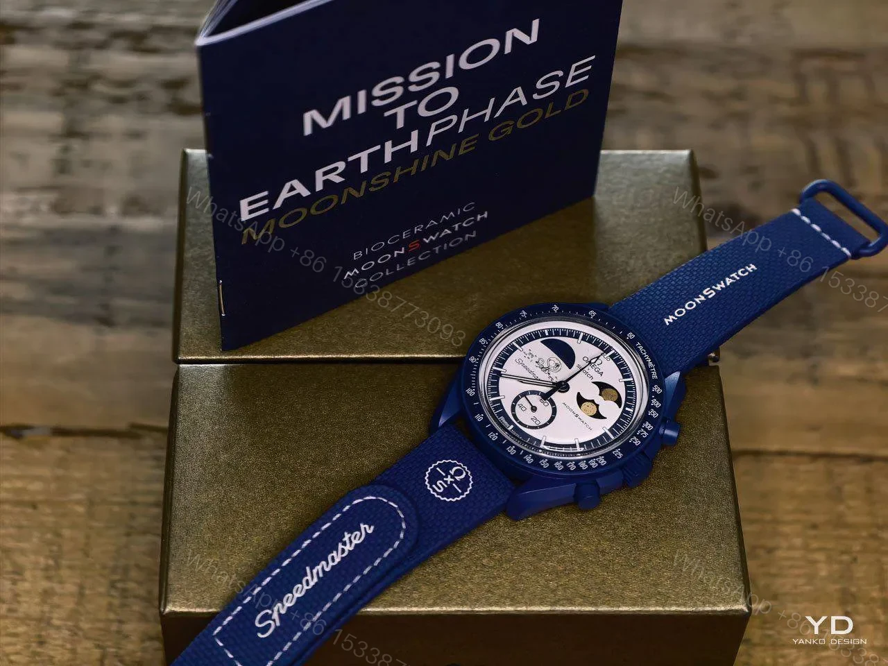 View 4 of Swatch x Omega Bioceramic Moonswatch
