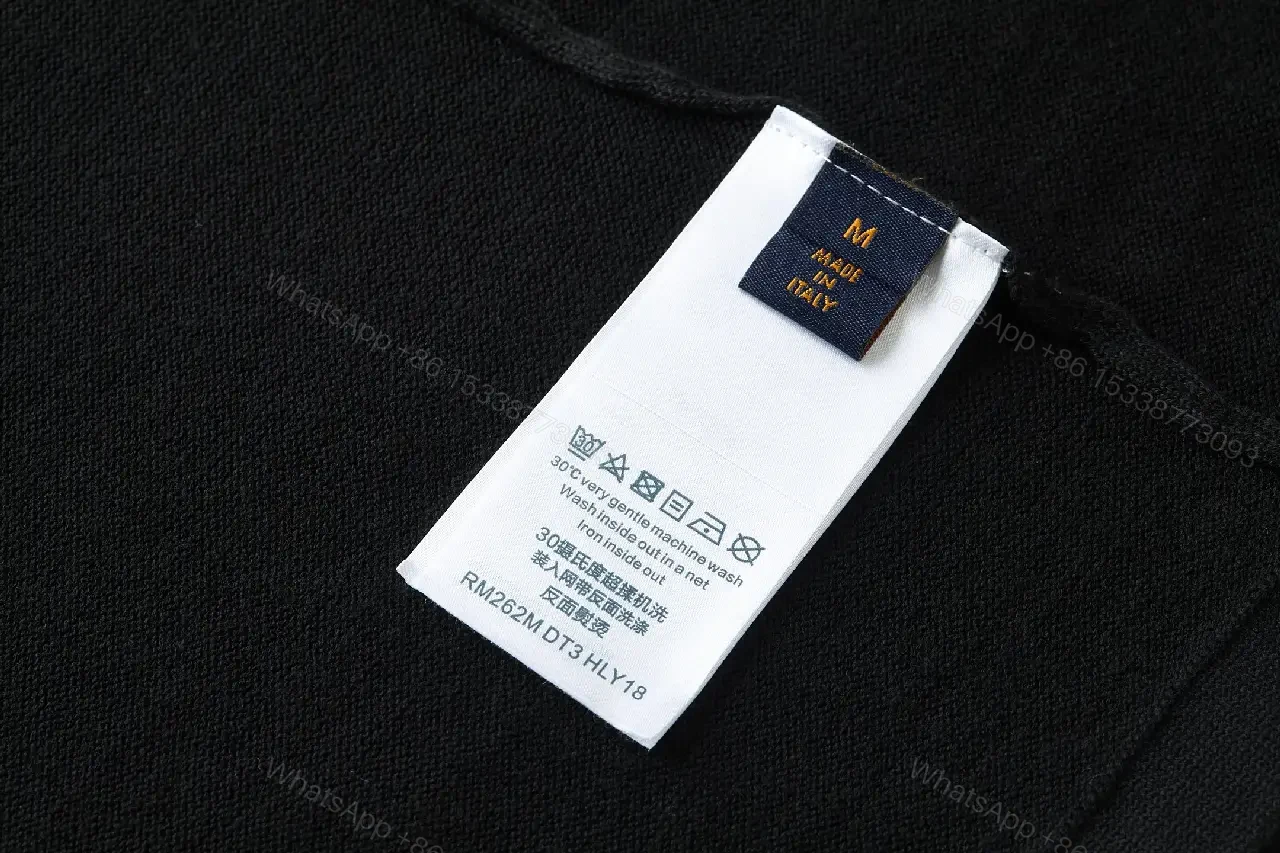 View 6 of Polished Polo Tee: Black Knit with Gold Crest Polo Shirt