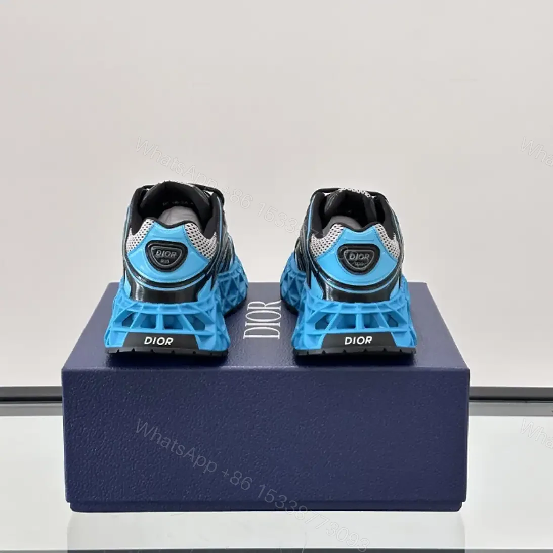 View 6 of DIOR B35 NXXT-SNEAKERS IN GREY AND BLUE – CD232