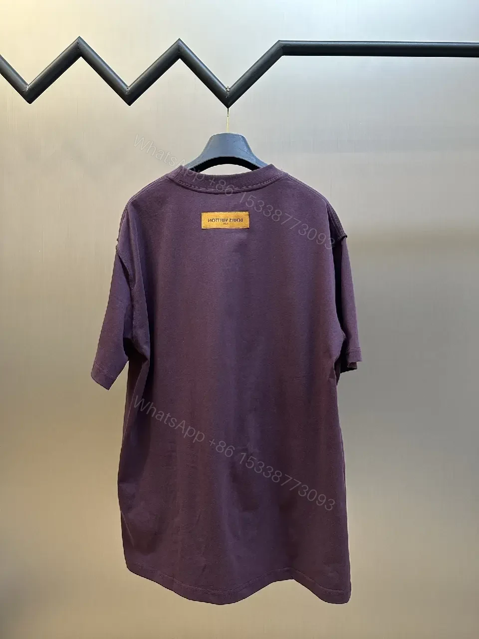 View 5 of Chunky-Cut Cotton Tee: Oversized Luxe Logo Top