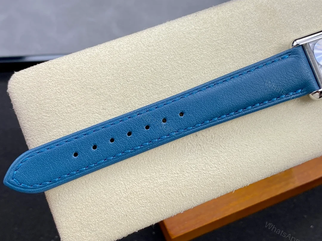 View 7 of Cartier Tank Must Mini Quartz Watch 22MM Light Blue Dial Leather Strap Premium Edition CAR-TANK-MUST-MINI-LBL-22