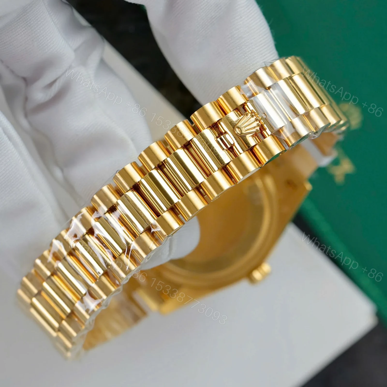 View 10 of Superclone Rolex Day-Date Diamond-Paved Dial 128348rbr-0030 36 mm