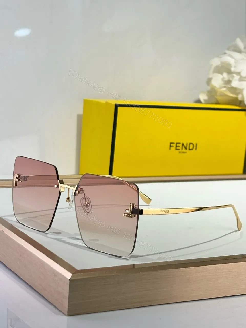 View 7 of Bold Gradient Square Sunglasses, Luxe UV Protection, Designer Flair