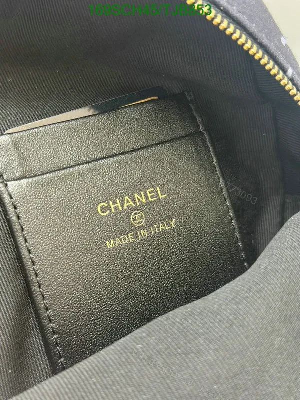 View 9 of Chanel Mini Backpack in Black Canvas and Leather PR7531