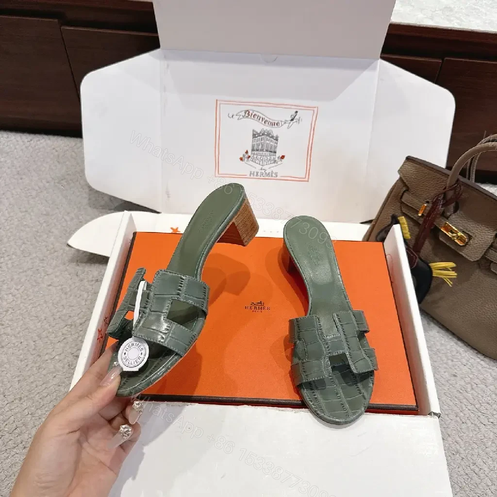 View 5 of Lux Textured Leather Slides: Premium Comfort Footwear