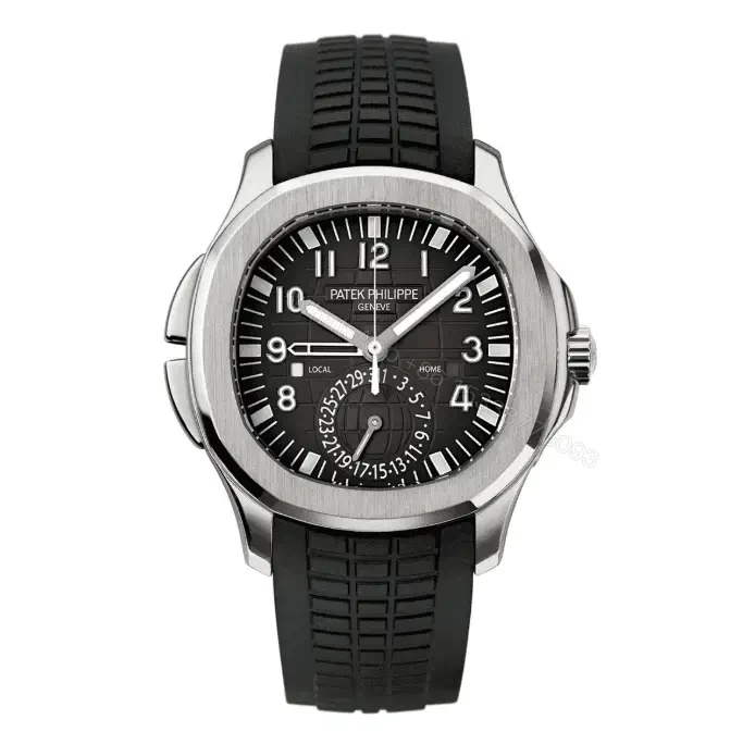 Replica Patek Philippe Aquanaut Travel Time Stainless Steel Watch 5164A-001 — view 1