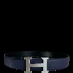 View 5 of HERMES BELT TOGO SWIFT BUCKLE BLUE 38MM