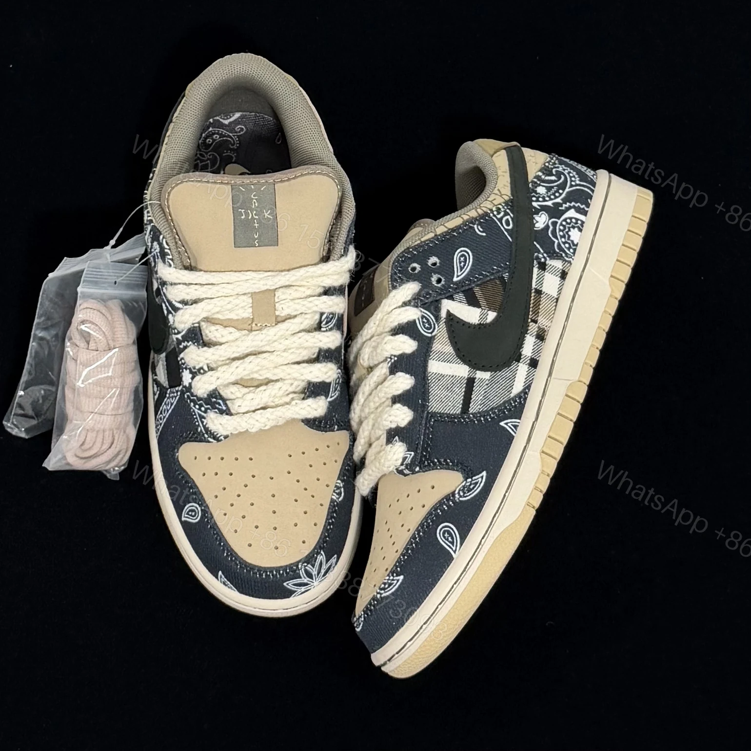 View 8 of Travis Scott x Nike Dunk SB Low “Jackboys” Reps