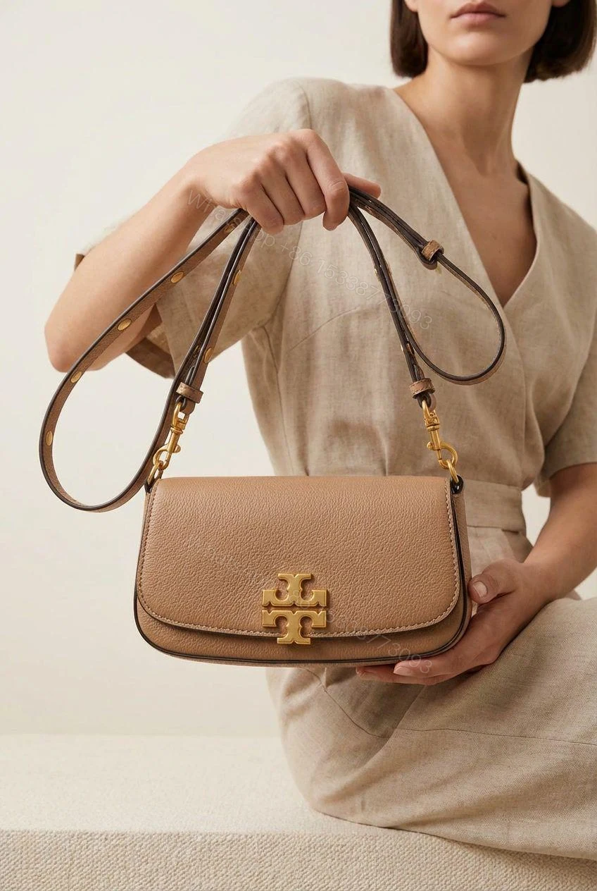 View 5 of Tory Burch Britten Convertible Crossbody Bag In Leather First Copy | AAA+ Replica