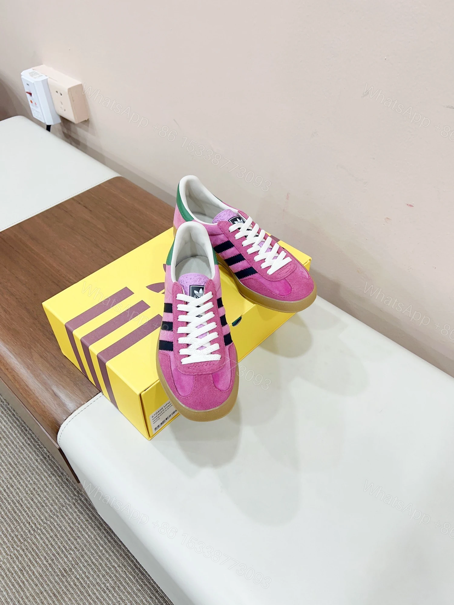 View 5 of Gucci Gazelle Pink Sneaker